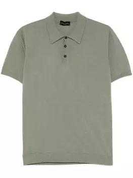 Рубашка-поло Roberto Collina из хлопка, зеленый