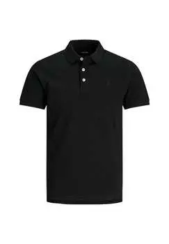 Рубашка поло рубашка jjepaulos поло с коротким рукавом Jack & Jones, черный