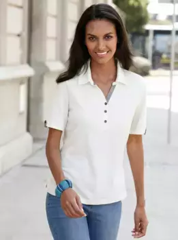 Рубашка-поло "Рубашка-поло" Casual Looks, цвет Ecru