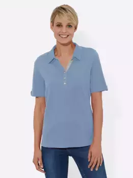 Рубашка-поло "Рубашка-поло" Casual Looks, синий