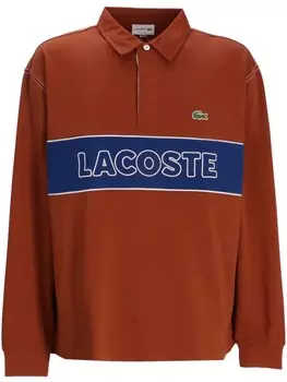 Рубашка поло Rugby Lacoste, коричневый