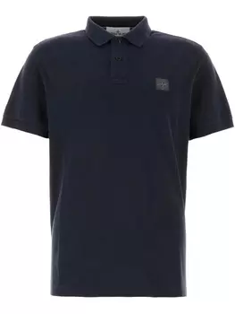 Рубашка поло с аппликацией «компас» Stone Island, синий