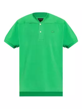 Рубашка поло с аппликацией под крокодила Lacoste, зеленый