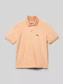 Рубашка поло с этикеткой Lacoste, светло-оранжевый