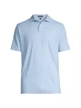 Рубашка-поло с цветочным принтом Crown Crafted Solano Peter Millar, синий