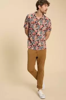 Рубашка-Поло с цветочным принтом White Stuff, фиолетовый