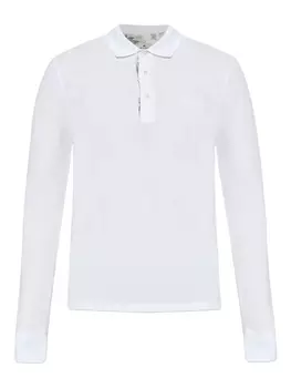 Рубашка поло с длинным рукавом ETRO, белый