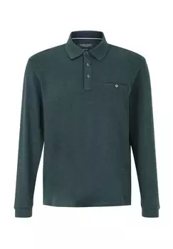 Рубашка-поло с длинным рукавом, мужская CASAMODA, зеленый