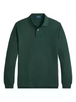 Рубашка поло с длинным рукавом POLO RALPH LAUREN, зеленый