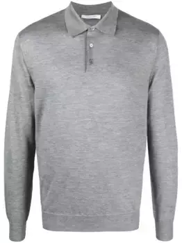 Рубашка поло с длинными рукавами Cruciani, серый