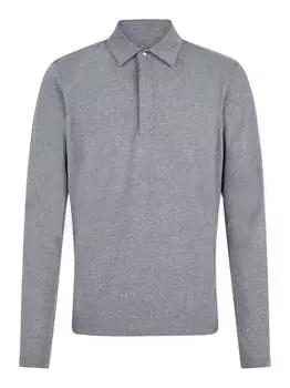 Рубашка поло с длинными рукавами Daniel Hechter, синий