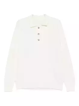 Рубашка поло с длинными рукавами Eleventy, белый