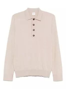 Рубашка поло с длинными рукавами Eleventy, нейтральный