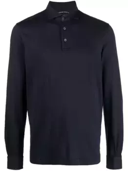 Рубашка поло с длинными рукавами Fedeli, синий