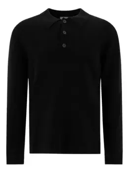 Рубашка-поло с длинными рукавами Harald NN07, черный