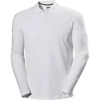 Рубашка поло с длинными рукавами и круглым вырезом Helly Hansen, белый