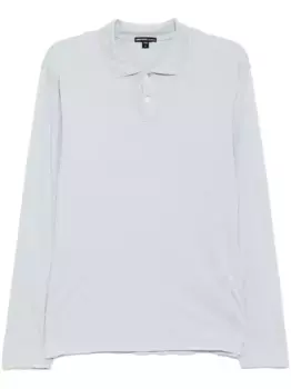 Рубашка поло с длинными рукавами James Perse, синий