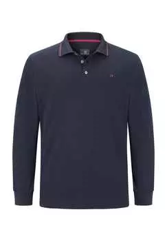 Рубашка поло с длинными рукавами Эллис Jan Vanderstorm, синий