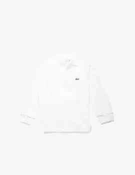 Рубашка-поло с длинными рукавами Lacoste, белый