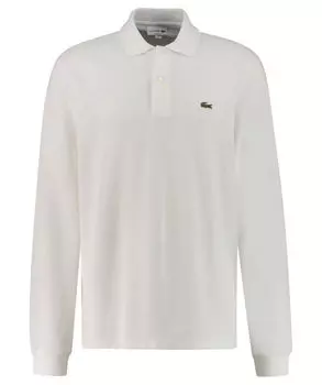 Рубашка поло с длинными рукавами Lacoste, белый