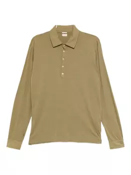 Рубашка поло с длинными рукавами Massimo Alba, зеленый