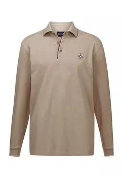 Рубашка-поло с длинными рукавами MILANVETZO BABISTA, бежевый