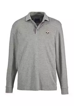 Рубашка поло с длинными рукавами milanvetzo Babista, серый