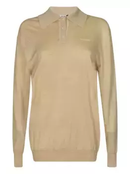 Рубашка поло с длинными рукавами MIU MIU