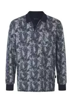 Рубашка поло с длинными рукавами pietasto Babista, серый