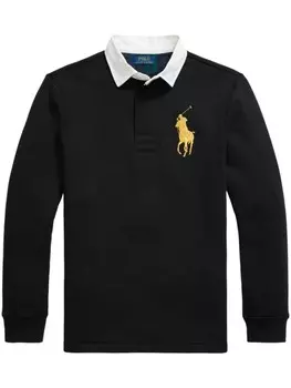Рубашка поло с длинными рукавами Polo Pony Polo Ralph Lauren, черный