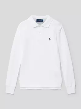 Рубашка-поло с длинными рукавами Polo Ralph Lauren, белый