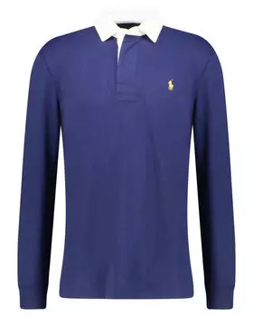 Рубашка поло с длинными рукавами Polo Ralph Lauren, синий