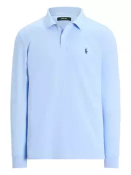 Рубашка поло с длинными рукавами RLX Ralph Lauren, синий