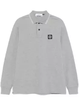 Рубашка поло с длинными рукавами Stone Island, серый