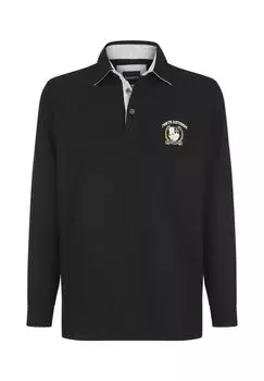 Рубашка-поло с длинными рукавами TESSELLO BABISTA, черный