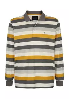 Рубашка-поло с длинными рукавами VENELIO BABISTA, серый