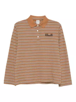 Рубашка-поло с длинными рукавами в полоску Baum Und Pferdgarten Jeanne, коричневый