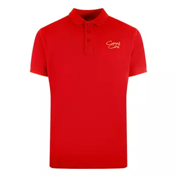 Рубашка-Поло с фирменным логотипом Cavalli Class, красный