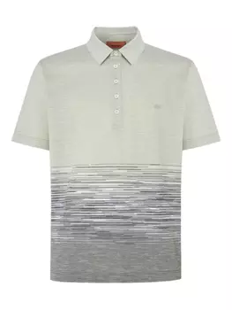 Рубашка-поло с интарсией Missoni, зеленый