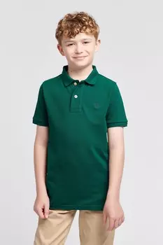 Рубашка поло с изображением двух всадников для мальчиков U.S. Polo Assn, зеленый