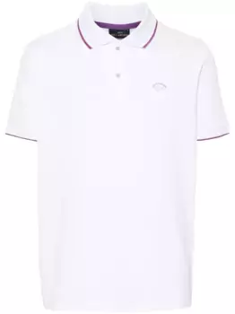 Рубашка поло с контрастной отделкой Paul & Shark, белый