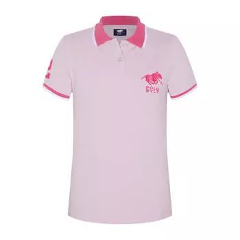 Рубашка-поло с контрастным воротником POLO SYLT, цвет rosa