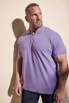Рубашка поло с коротким рукавом BadRhino, фиолетовый