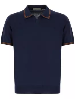 Рубашка поло с коротким рукавом Corneliani, синий