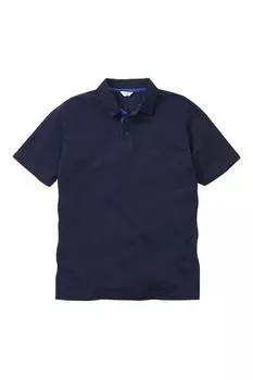 Рубашка поло с коротким рукавом Cotton Traders, синий