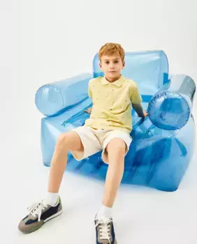 Рубашка поло с коротким рукавом для мальчиков Kids El Corte Ingls, жёлтый