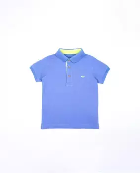 Рубашка поло с коротким рукавом из 100% хлопка для мальчиков Fina Ejerique, синий