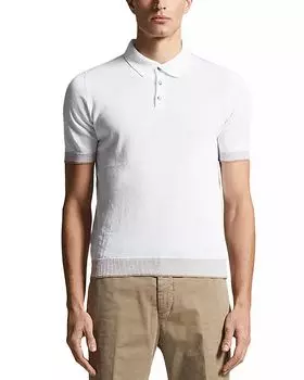 Рубашка поло с коротким рукавом Peserico, белый