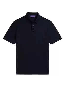 Рубашка поло с коротким рукавом Ralph Lauren Purple Label, синий