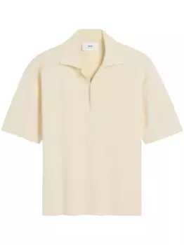 Рубашка поло с короткими рукавами AMI Paris, белый